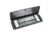Black make-up mirror for
