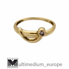 585 er Gelbgold Diamant Ring