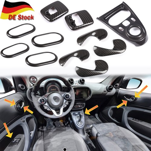 Kohlefaser optik mittelkonsole - kohlefaser,