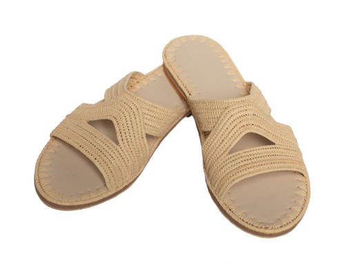 Raffia slipper habeeba - slipper, „habeeba“