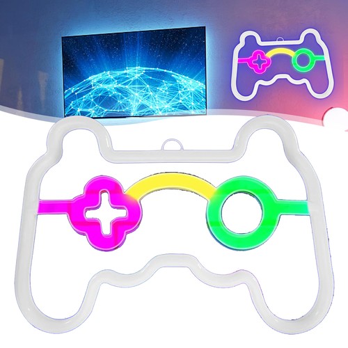 Gamepad neon sign spiel - gamepad,