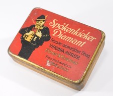 antike TABAKDOSE - Spökenkieker Diamant Ebner & Krämer Blechdose Zigarettendose