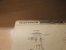 Schaltbild Telefunken    Röhrenradio  T 32    ! keine Kopie!