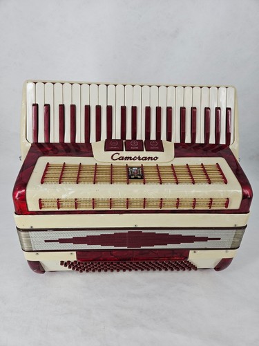 Pearl red white camerano - red/white,