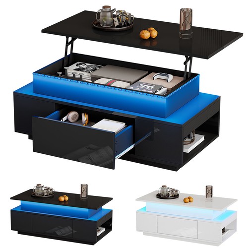 Couchtisch mit led beleuchtung - led,