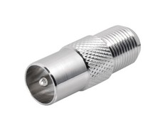 F-Kupplung auf Koax Stecker