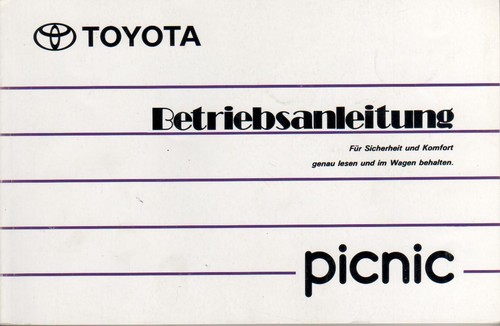 Toyota picnic - toyota,