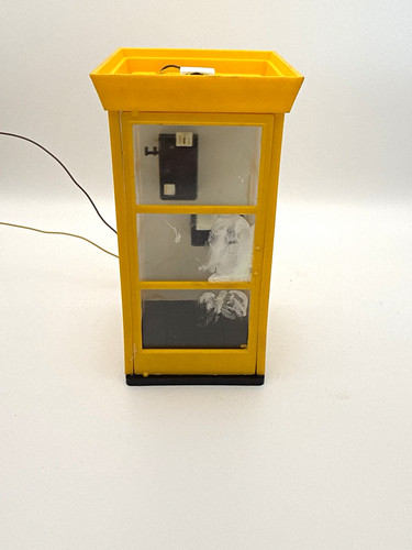 Telefonzelle gelb - h0,