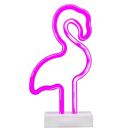 Led dekolampe flamingo - led,