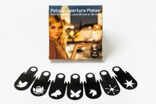 Metall Steckblende Petzval 55, 85, 58mm Objektiv Aperture Plates • Set NATURE