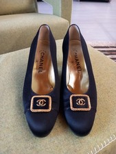 Chanel Pumps Vintage Satin