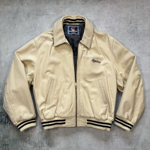 Redskins lederjacke beige - redskins,
