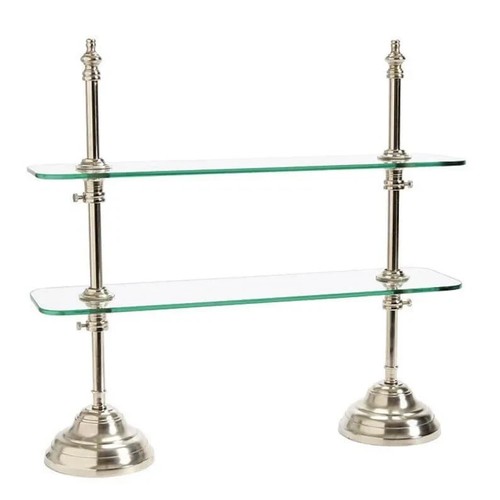 Ebene hartglas regal chrom - regal,