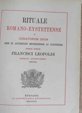 Rituale Romano-Eystettense in Curatorum usum (3 Teile KOMPLETT in einem  2249905