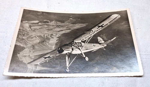 Postkarte fieseler storch - fieseler,