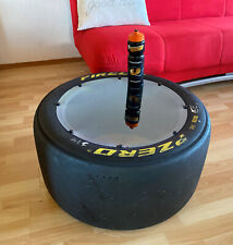 Racing Geschenk - Beistell-Tisch (aus der DTM/GT 3..) in klar /carbonoptik,