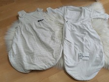 Alvi Schlafsack mit Innenschlafsack weiß beige 50 56