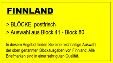FINNLAND Auswahl diverser
