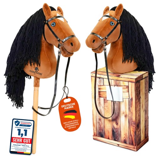 Hobby horse braun - horse, braun-a3