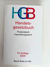 HGB Handelsgesetzbuch 7