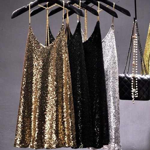 Damen glitzer pailletten - glitzer,