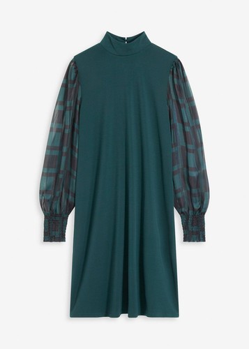 Shirtkleid 46 tiefgrün - shirtkleid, 44/46