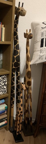 Giraffen familie - giraffen,