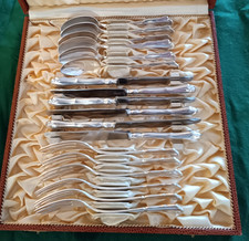 Wilkens Dresdner Barock, Kuchenbesteck, 18 Teile, 800er Silber mit Originalbox