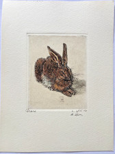 Original Radierung nach Dürer