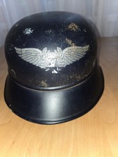 Stahlhelm Luftschutz WK2  RL2 38/28 Kopfweite 58 in gutem Zustand mit Stempelung