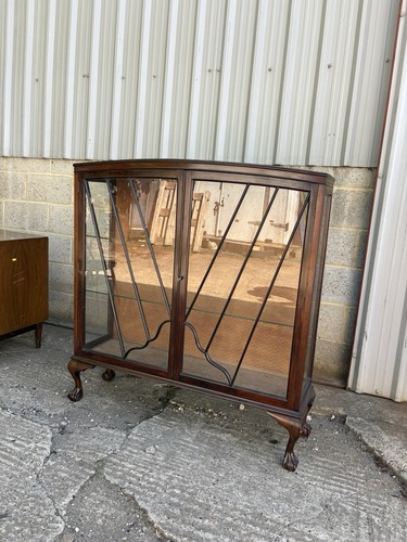 Art deco mahagoni vitrine - deco,