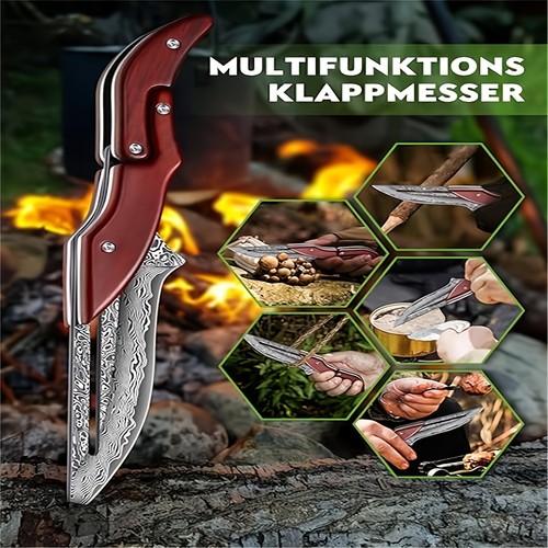 Profi damast klappmesser vg10 - profi,
