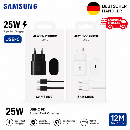 Samsung 25w schnellladegerät - 25w,