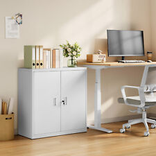 Aktenschrank Büroschrank Metallschrank mit Schloss Ordnerschrank Höhenverstellba