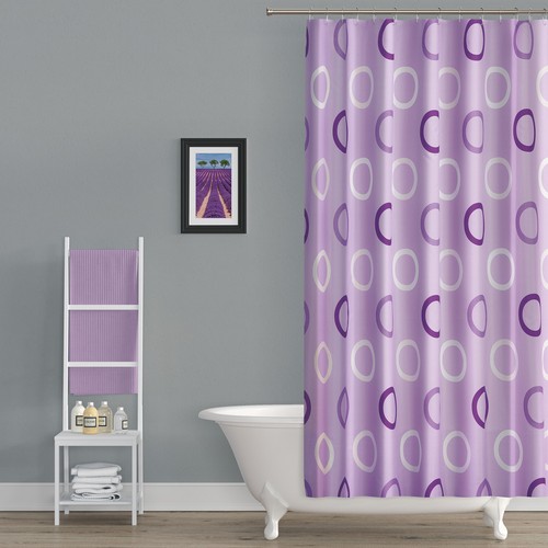 Textil duschvorhang 180 x - textil,
