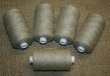 5 Rollen Sattlergarn Flachs