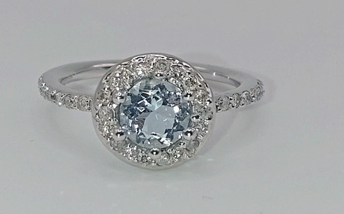 585 weißgold ring mit - weißgold,