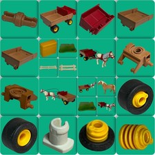 Playmobil 5457 Ponykoppel mit Ponywagen Ersatzteile AUSWÄHLEN #P7