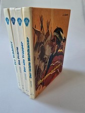 J. F. Cooper. 4x Lederstrumpf GJB. Wildtöter + Mohikaner + Trapper + Prärie 1970