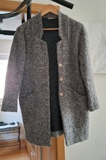 Cardigan Leichter Mantel Zara S GRAU Wollmantel