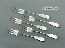 DRACHE Solingen - -- Rocroni SPATENFORM - 5x Kuchengabel 14,8 cm Edelstahl -- -