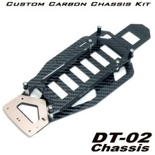 Custom Carbon Chassis Kit Für Tamiya DT-02 Chassis Holiday Buggy/Fighter Buggy
