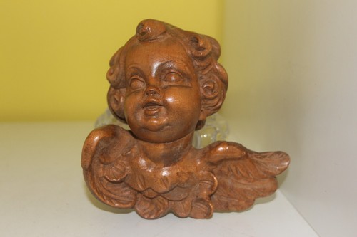 Holz figur engel - holz,