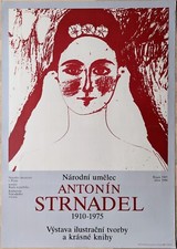 Poster Plakat - Antonín Strnadel - Buchillustration - Prag - 1985/ 86