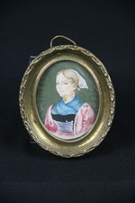 Miniatur Lupenmalerei Portrait