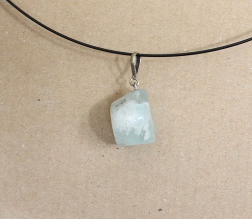 Aquamarin edelstein anhänger - aquamarin,