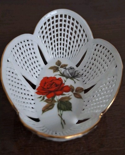 Schale porzellan rose - schale,