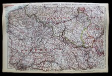 -ANDREES HAND ATLAS MAP NE