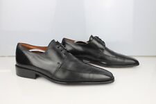 Oxfordschuhe Schnürschuhe Schuhe Alle Leder Genäht Schwarz Heyraud T 44 Sehr Gut