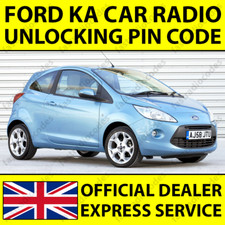 ✅FORD KA RADIO ENTSPERRPIN